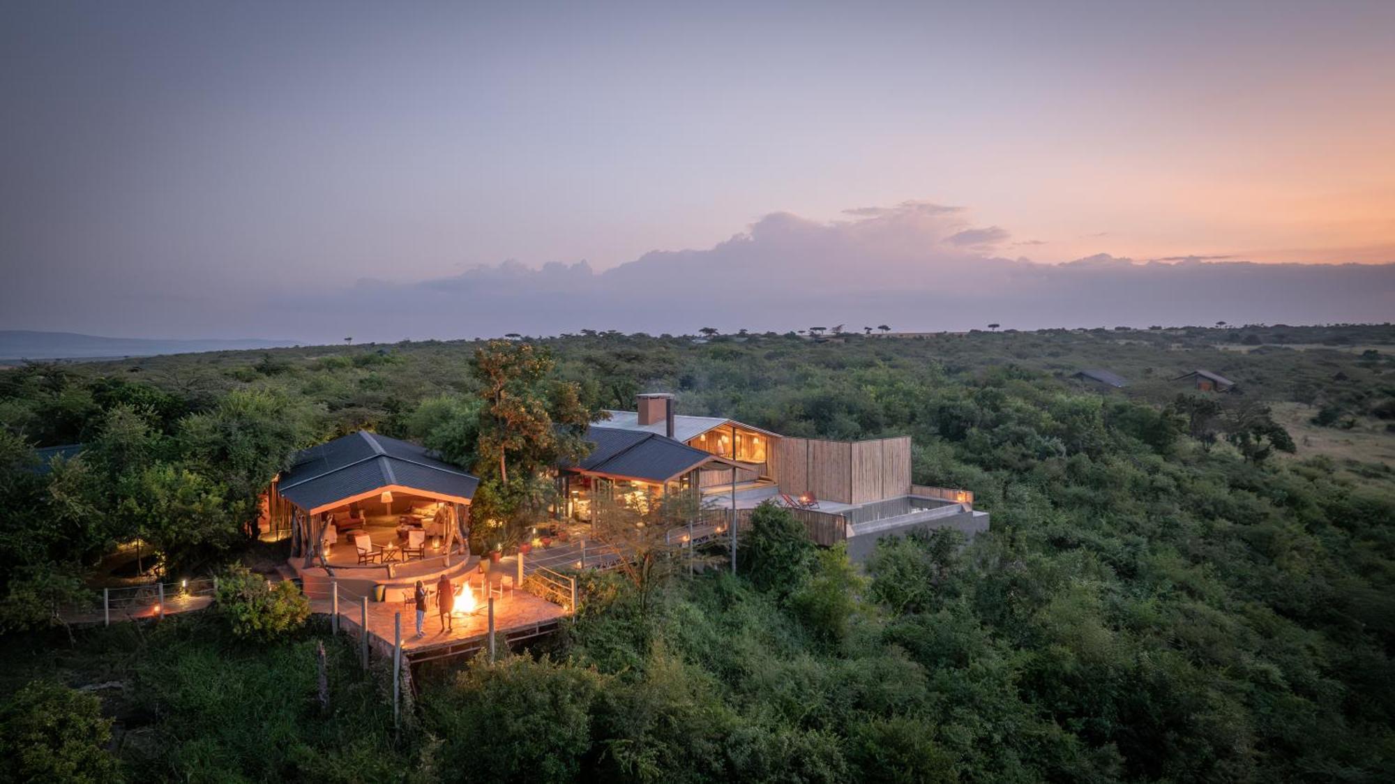 Hotel Saruni Eagle View Naboisho Exteriér fotografie