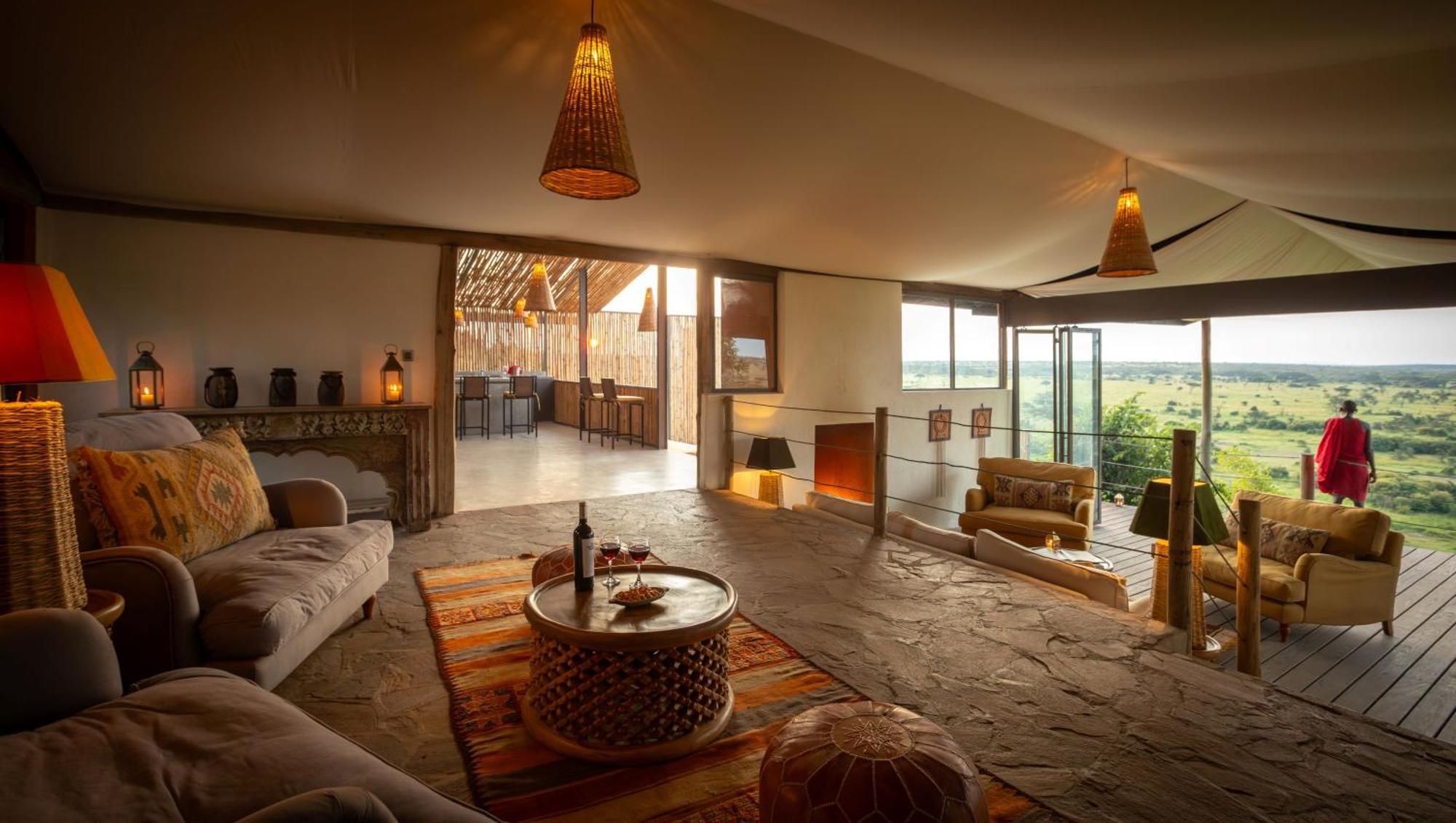 Hotel Saruni Eagle View Naboisho Exteriér fotografie